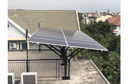  Hệ thống năng lượng mặt trời nhà Chị HUỲNH - KDC Tân Trường, Quận 7